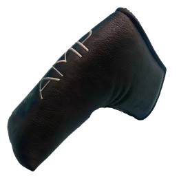 Custom Magnetic Closure Blade Putter Head Cover - Black