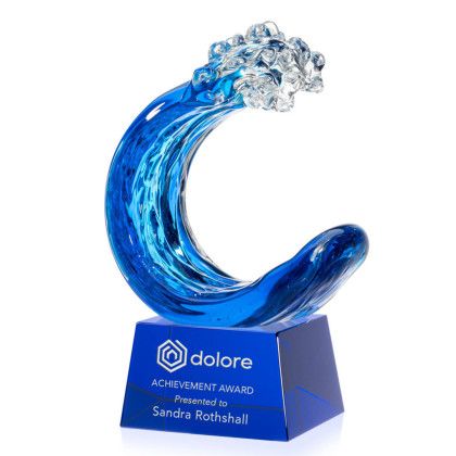 Custom Deep Blue Award - Blue