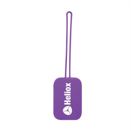 Custom Skye Silicone Luggage Tag - Purple 