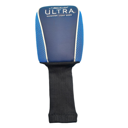 Custom Longneck Mesh Embroidered Driver Head Cover - Navy