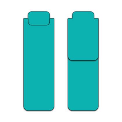 Custom Good Value Standard Magnetic Bookmark - Teal Custom Good Value Standard Magnetic Bookmark - Teal