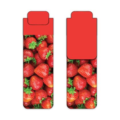 Custom Good Value Standard Magnetic Bookmark - Strawberries Custom Good Value Standard Magnetic Bookmark - Strawberries