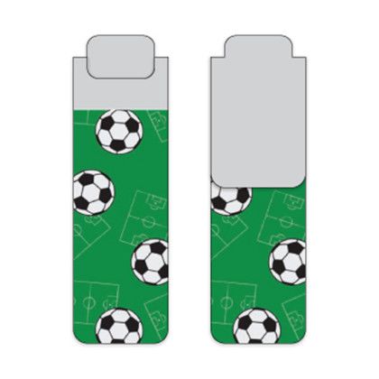 Custom Good Value Standard Magnetic Bookmark - Soccer Custom Good Value Standard Magnetic Bookmark - Soccer