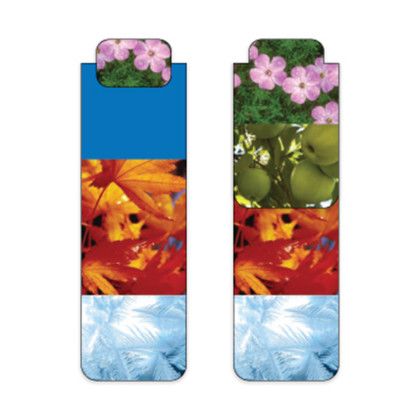 Custom Good Value Standard Magnetic Bookmark - Seasons Custom Good Value Standard Magnetic Bookmark - Seasons