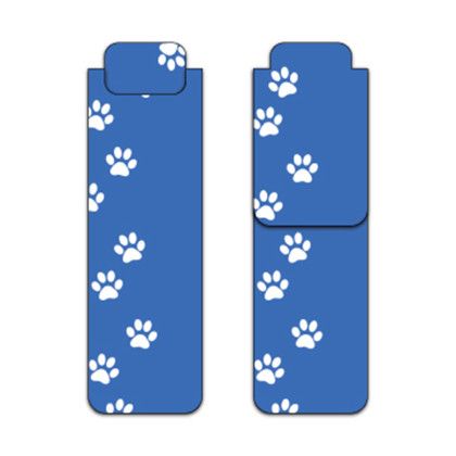 Custom Good Value Standard Magnetic Bookmark -Pawprints Custom Good Value Standard Magnetic Bookmark -Pawprints
