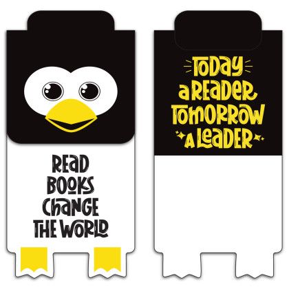 Custom Paws N Claws Magnetic Bookmark - Penguin Custom Paws N Claws Magnetic Bookmark - Penguin