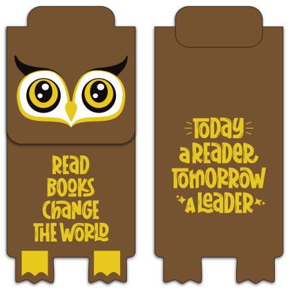Custom Paws N Claws Magnetic Bookmark - Brown Owl Custom Paws N Claws Magnetic Bookmark - Brown Owl