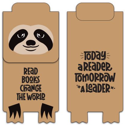 Custom Paws N Claws Magnetic Bookmark - Sloth Custom Paws N Claws Magnetic Bookmark - Sloth