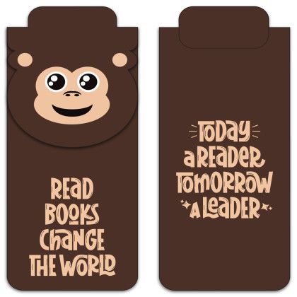 Custom Paws N Claws Magnetic Bookmark - Monkey Custom Paws N Claws Magnetic Bookmark - Monkey