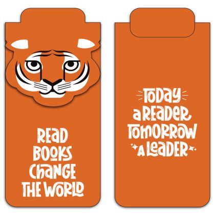 Custom Paws N Claws Magnetic Bookmark - Tiger Custom Paws N Claws Magnetic Bookmark - Tiger