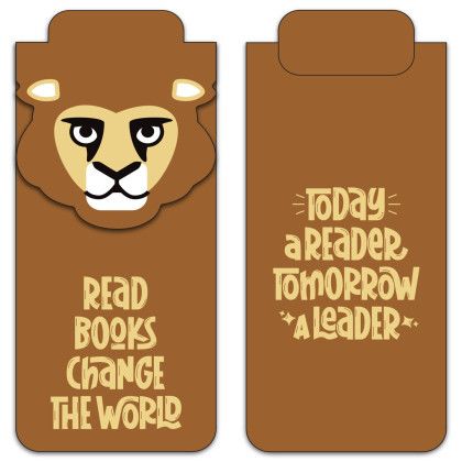 Custom Paws N Claws Magnetic Bookmark - Lion Custom Paws N Claws Magnetic Bookmark - Lion