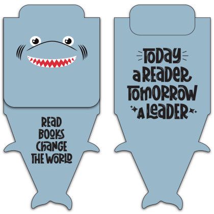 Custom Paws N Claws Magnetic Bookmark - Shark Custom Paws N Claws Magnetic Bookmark - Shark