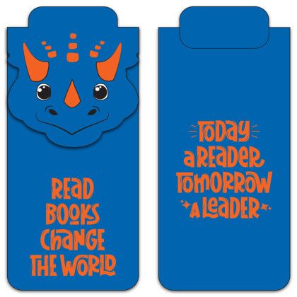 Custom Paws N Claws Magnetic Bookmark - Triceratops Custom Paws N Claws Magnetic Bookmark - Triceratops