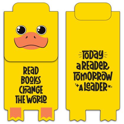 Custom Paws N Claws Magnetic Bookmark - Duck Custom Paws N Claws Magnetic Bookmark - Duck