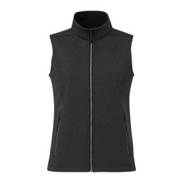 Custom Women's JORIS Eco Waterproof Softshell Vest - Heather Dark Charcoal Custom Women's JORIS Eco Waterproof Softshell Vest - Heather Dark Charcoal