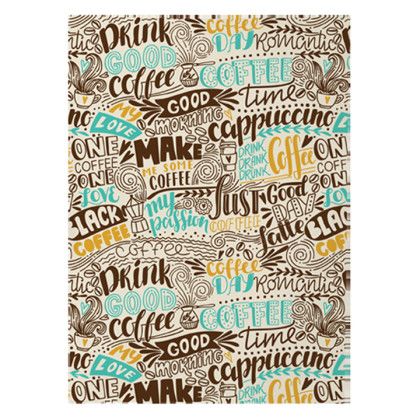 Custom Digital Full Color 2-Sided Scatter Print Paper Bag - 7.5" x 10" - Back View