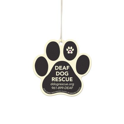 Custom Paw Print Shaped Air Fresheners Custom Paw Print Shaped Air Fresheners