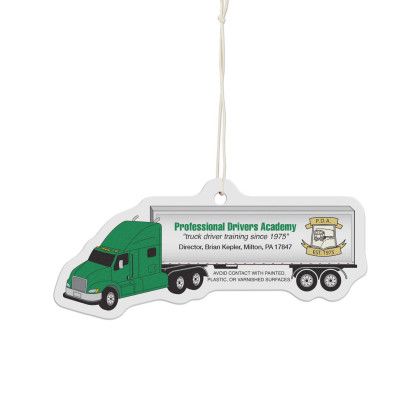 Custom Tractor Trailer Shaped Air Fresheners