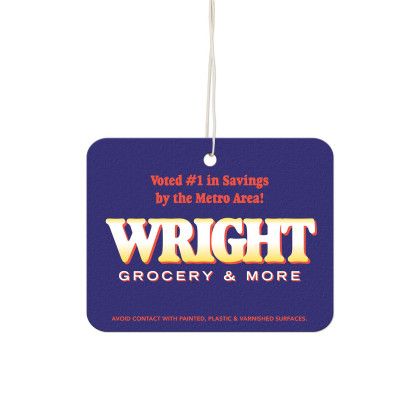 Custom Horizontal Rectangle (Round Corners) Shaped Air Fresheners Custom Horizontal Rectangle (Round Corners) Shaped Air Fresheners