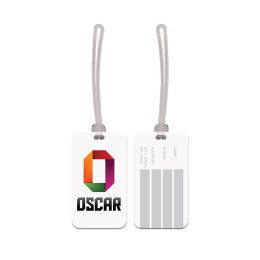 Custom USA-Made Rectangle Vinyl Luggage Tag