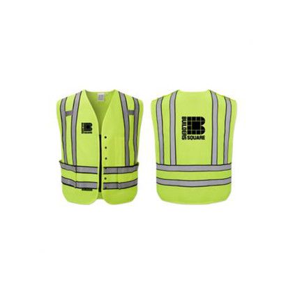 Custom Public Safety Zipper Vest