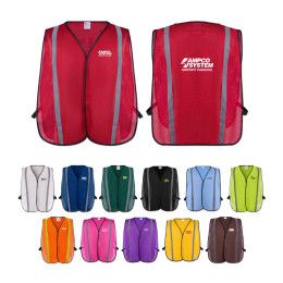 Custom Poly Mesh Non-ANSI Safety Vest - All Colors 