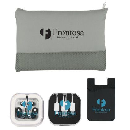 Custom On The Go Tech Essentials Kits - Black