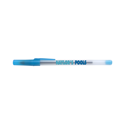  BIC Round Stic Ice Pen - Blue Ice 