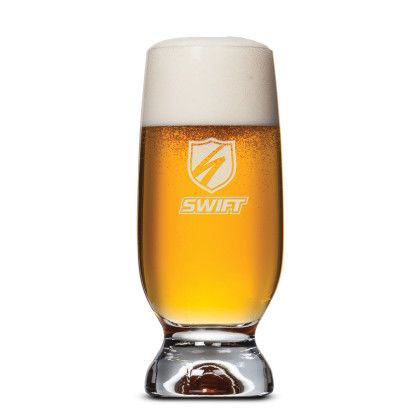 Custom Marland Beer Glass - Deep Etch - Clear Custom Marland Beer Glass - Deep Etch - Clear