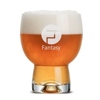 Custom Dortmund 21 oz Beer Glass - Deep Etch - Clear