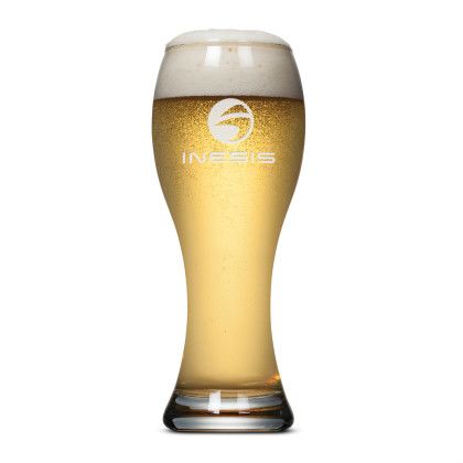 Custom Glencairn 23 oz Pilsner Glass - Deep Etch - Clear