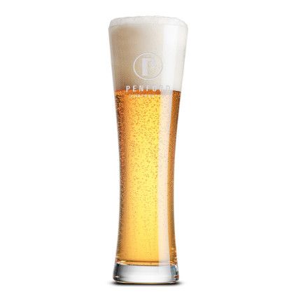 Custom Mannheim Beer Glass - Deep Etch - Clear Custom Mannheim Beer Glass - Deep Etch - Clear
