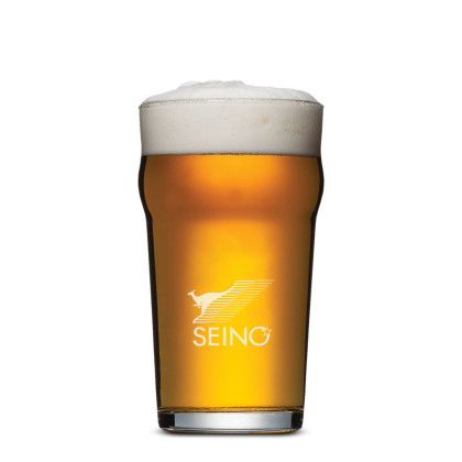 Custom Burckhardt16 oz Beer Glass - Deep Etch - Clear Custom Burckhardt16 oz Beer Glass - Deep Etch - Clear