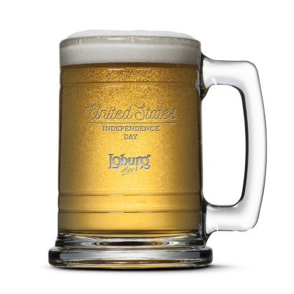 Custom Chester 15 oz Beer Stein - Deep Etch - Clear Custom Chester 15 oz Beer Stein - Deep Etch - Clear