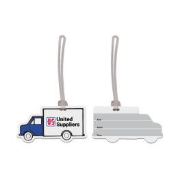 Custom USA Made Truck Vinyl Luggage Tag 