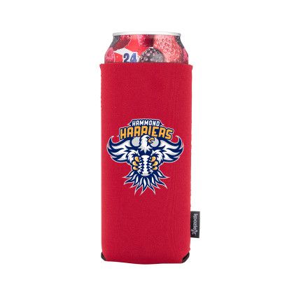Custom Koozie Taller rPET Can Cooler - 24 oz. - Red Custom Koozie Taller rPET Can Cooler - 24 oz. - Red