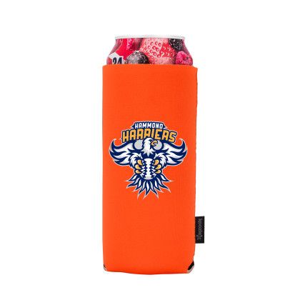 Custom Koozie Taller rPET Can Cooler - 24 oz. - Electric Orange Custom Koozie Taller rPET Can Cooler - 24 oz. - Electric Orange