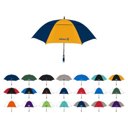 Custom Hurricane Vented Pro Golf Umbrella - All Color Custom Hurricane Vented Pro Golf Umbrella - All Color