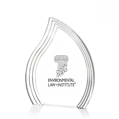 Custom Ember Award - Clear/Clear Custom Ember Award - Clear/Clear