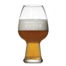 Custom Aragon 26 oz Wheat Beer Glass- Deep Etch - Clear