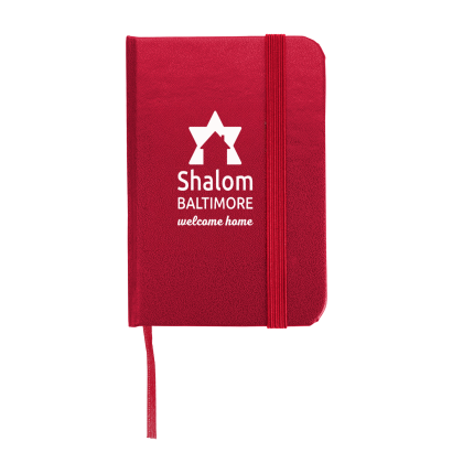 Custom Good Value Prime Pocket Notebook - Red Custom Good Value Prime Pocket Notebook - Red