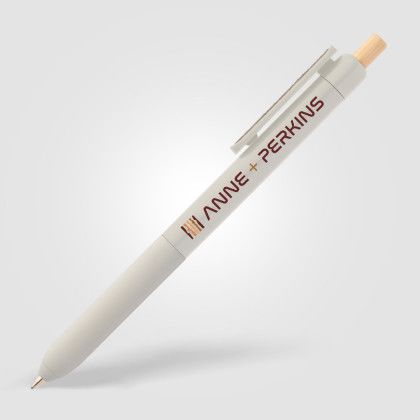 Custom Echo Recycled Plastic Sensory Clip Pen - Full Color - Gray Custom Echo Recycled Plastic Sensory Clip Pen - Full Color - Gray