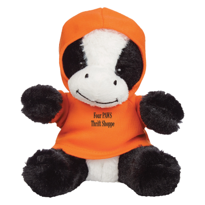 Custom 6" Cuddly Cow - Hoodie Custom 6" Cuddly Cow - Hoodie