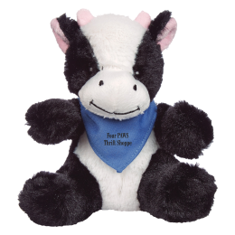 Custom 6" Cuddly Cow - Bandana