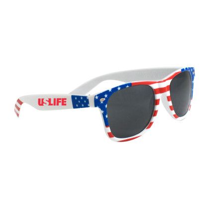 Custom USA Patriotic Miami Sunglasses Custom USA Patriotic Miami Sunglasses