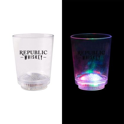 Custom 12 oz 3 Light Plastic Rocks Cup