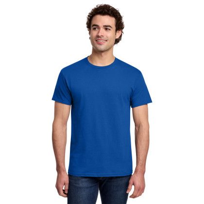 Custom Gildan Light Cotton Tee Shirt - Royal Blue Custom Gildan Light Cotton Tee Shirt - Royal Blue