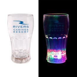 Custom 12 oz 3 Light Plastic Fluted Bell Soda Cup