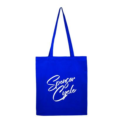 Custom Carolina 4 oz Organic Cotton Tote - Royal 