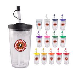 Custom 16 oz Thermal Dual Walled Travel Tumbler